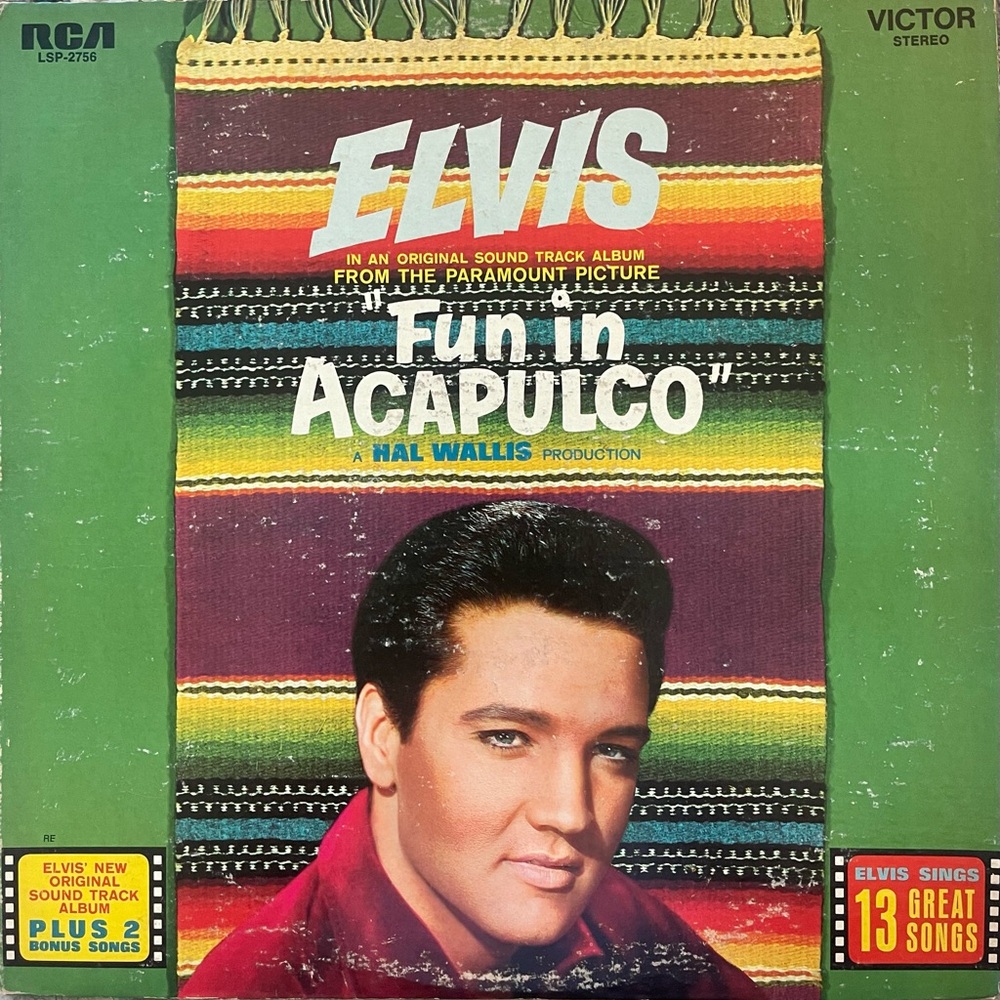 Elvis - Fun in Acapulco - Vinyl Record - 1977